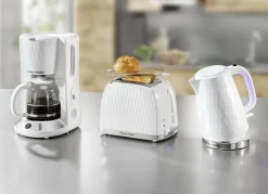 Russell Hobbs Frühstücksserie Honeycomb aus Hochglanz-Kunststoff