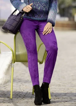 Samtweiche Hose in Knöchellänge