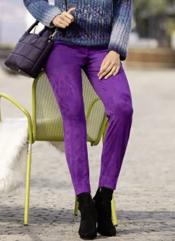 Samtweiche Hose in Knöchellänge