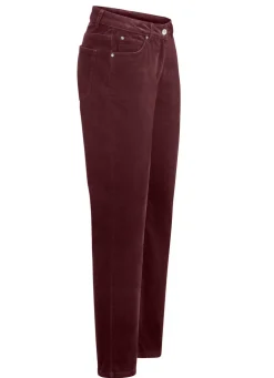 Samtweiche Hose in 5-Pocket-Form