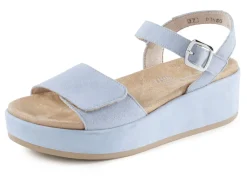 Sandale aus Samtveloursleder