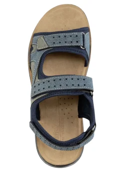 Sandale aus Synthetik und Textil