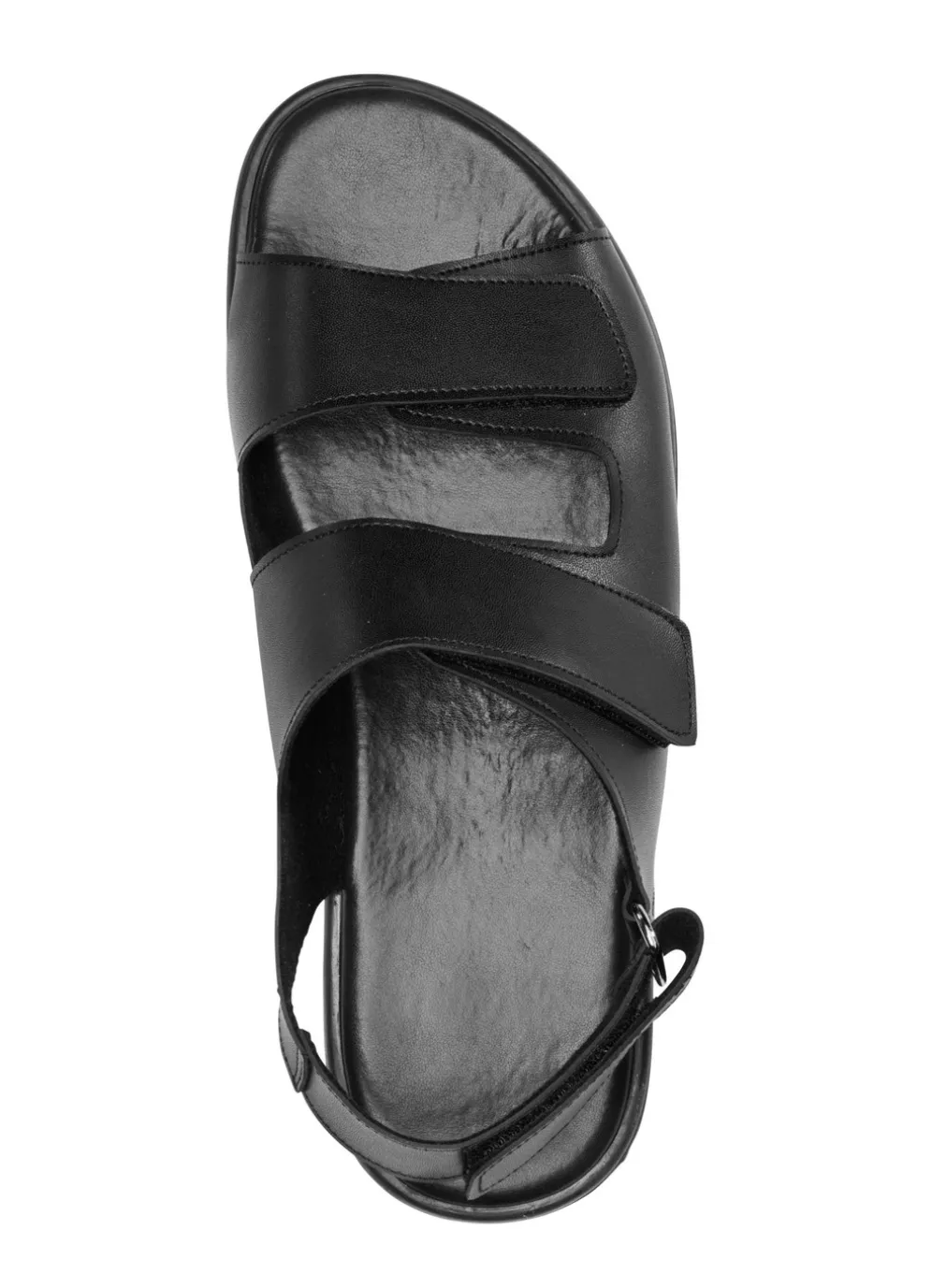 Sandale mit drei verstellbaren Klettspangen