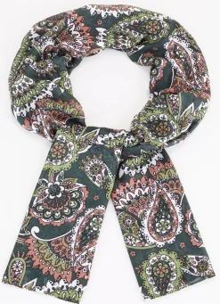 Schal mit Fantasieblüten-Dessin