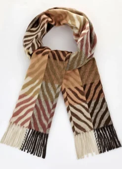 Schal mit Fantasiedessin