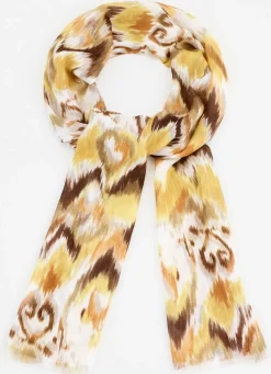 Schal mit Fantasiedessin