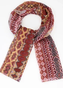 Schal mit Fantasiedessin