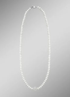 Schicke Halskette mit Süßwasser-Zuchtperlen