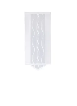 Schiebegardine mit dezentem Wellen-Dessin