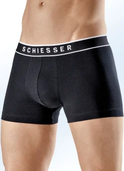 Schiesser Dreierpack Pants mit Elastikbund