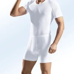 Schiesser Unterhose aus Doppelripp mit Eingriff, weiß