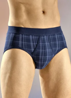 Schiesser Zweierpack Slips mit Karodessin