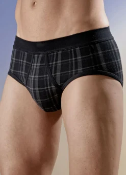 Schiesser Zweierpack Slips mit Karodessin