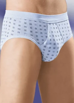 Schiesser Zweierpack Slips aus Feinripp, mit Eingriff