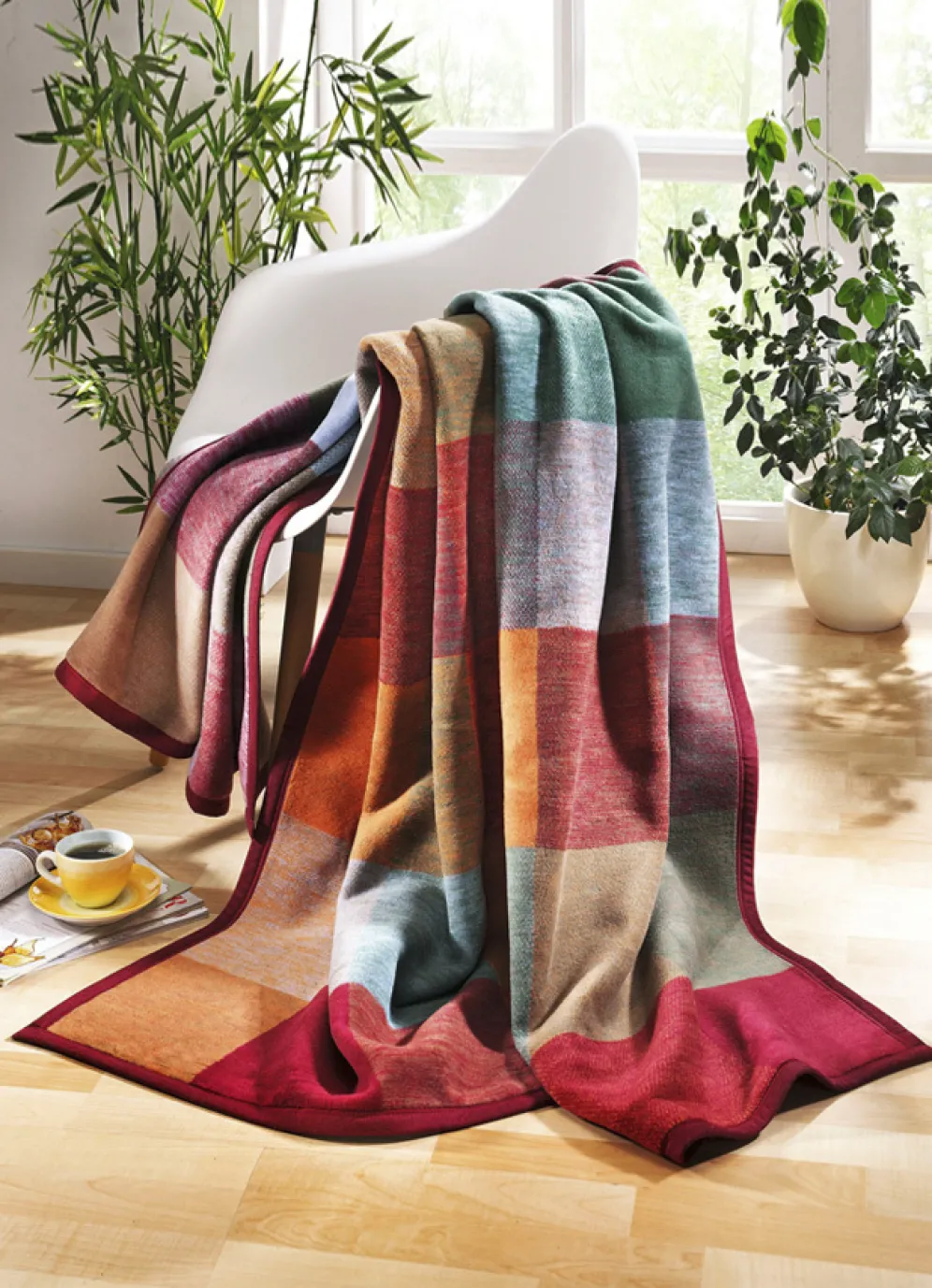 Schlafdecke aus Baumwolle nach Global Recycled Standard