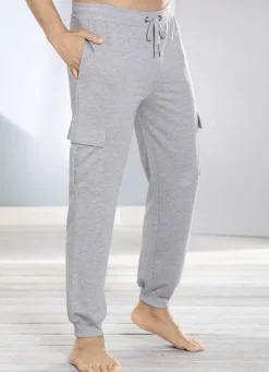 Schlaf-und Freizeithose mit Cargo-und Seitentaschen