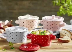 Schlemmertöpfchen, 4-teilig, aus feuerfester Keramik