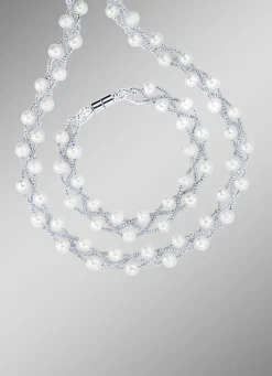 Schmuck-Set 2 teilig mit Süßwasser-Zuchtperlen