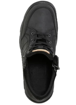 Schnür-Boot aus Nubuk- und Veloursleder