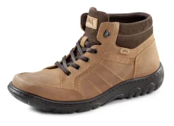 Schnür-Boot aus Nubuk- und Veloursleder