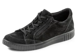 Schnürschuh aus hochwertigem Rind-Veloursleder