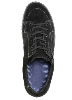 Schnürschuh aus hochwertigem Rind-Veloursleder