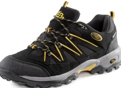 Schnürschuh mit gummierten Besätzen