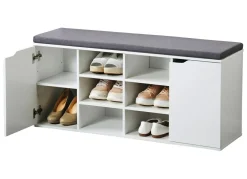 Schuhbank mit Sitzkissen
