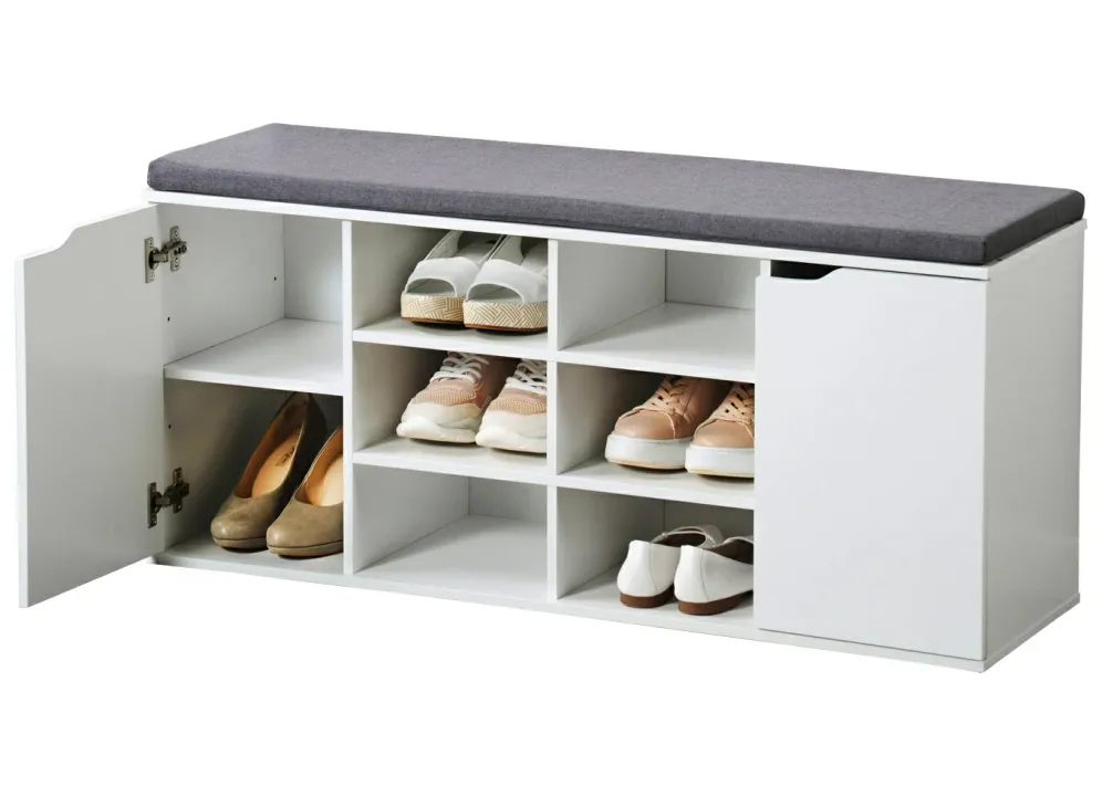 Schuhbank mit Sitzkissen