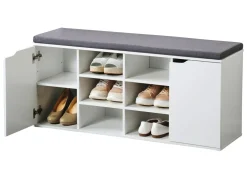 Schuhbank mit Sitzkissen