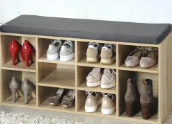 Schuhbank mit Sitzkissen