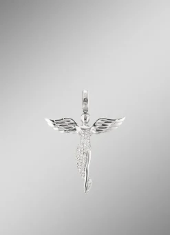 Schutzengel Anhänger mit Zirkonia