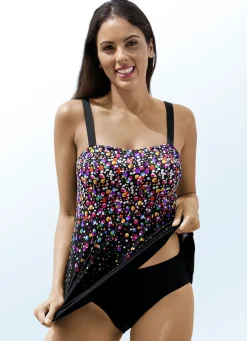 Schwab Tankini mit weit ausgestelltem Oberteil und Softschalen, bis Cup E
