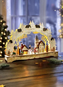 Schwibbogen mit LED-Beleuchtung