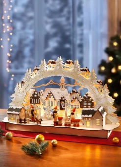 Schwibbogen mit LED-Beleuchtung