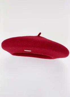 Seeberger, Damen-Baskenmütze, aus Schurwolle