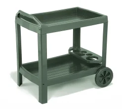 Servierwagen mit integriertem Flaschenhalter