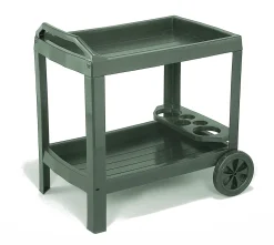 Servierwagen mit integriertem Flaschenhalter