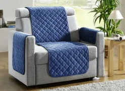 Sessel,- Couch,- und Armlehnschoner mit Bandeinfassung