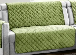 Sessel,- Couch,- und Armlehnschoner mit Bandeinfassung