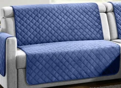 Sessel,- Couch,- und Armlehnschoner mit Bandeinfassung