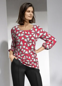 Shirt mit farbbrillantem Druck