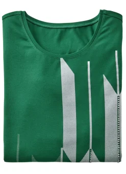 Shirt mit Kontrastdruck