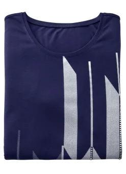 Shirt mit Kontrastdruck