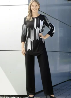 Shirt mit Kontrastdruck