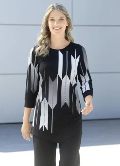 Shirt mit Kontrastdruck