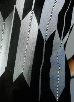 Shirt mit Kontrastdruck