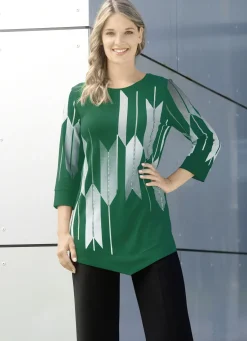 Shirt mit Kontrastdruck