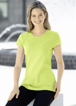 Shirt mit modisch kurzen Ärmeln in 2 Farben