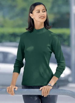 Shirt mit Stehkragen